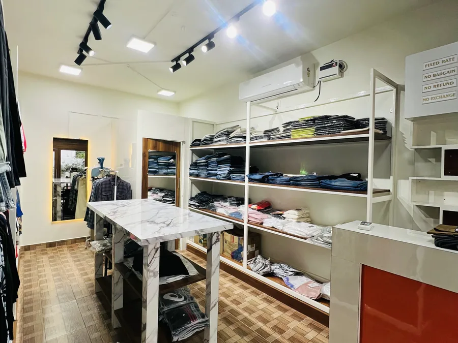 Neatly arranged menswear collection at D Iconique